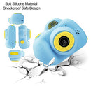 omzer Kids Toys Camera for 3-6 Year Old Girls Boys, Compact Cameras for Children, Best for 5-10 Year Old Boy Girl 8MP HD Video Camera Creative Present,Blue(16GB Memory Card Included)