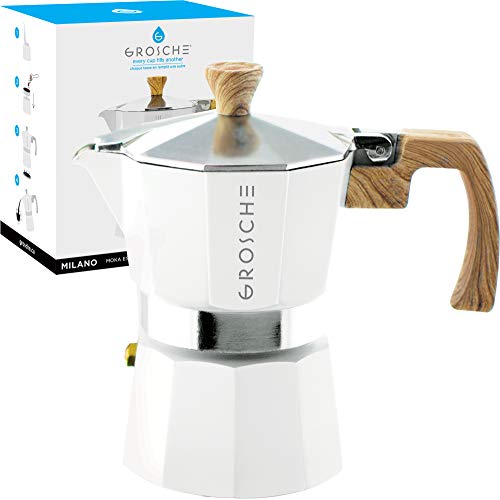 Moka Pot Espresso Maker, Italian Style Stovetop Coffeemaker, Cuban Cafetera  3cup