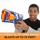 Nerf N Strike Elite Strongarm Toy Blaster with Rotating Barrel, Slam Fire, and 6 Official Nerf Elite Darts for Kids, Teens, & Adults