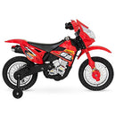 Motocicleta eléctrica a batería con ruedas de entrenamiento