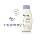 Aveeno Baby - Juego de regalo Daily Bathtime Solutions para nutrir la piel del bebé y la mamá, 4 artículos