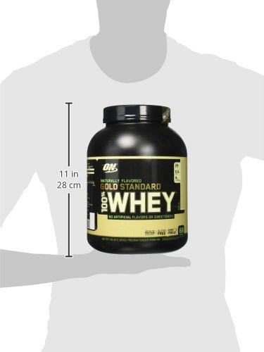 Optimum Nutrition Gold Standard 100% Whey Protein Powder, Naturally Flavored Vanilla, 4.8 Pound (Packaging May Vary)