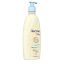 Aveeno Baby - Loción hidratante diaria para pieles delicadas con avena coloidal natural y dimeticona, hipoalergénica, sin fragancias, sin ftalatos ni parabenos, 3 x 18 fl. oz