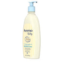Aveeno Baby - Loción hidratante diaria para pieles delicadas con avena coloidal natural y dimeticona, hipoalergénica, sin fragancias, sin ftalatos ni parabenos, 3 x 18 fl. oz