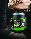 Optimum Nutrition Serious Mass Weight Gainer Protein Powder, Vitamin C, Zinc and Vitamin D for Immune Support, Chocolate, 6 Pound (Packaging May Vary)