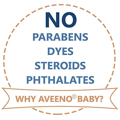 Aveeno Baby - Loción hidratante diaria para pieles delicadas con avena coloidal natural y dimeticona, hipoalergénica, sin fragancias, sin ftalatos ni parabenos, 3 x 18 fl. oz