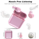 TOZO T6 True Wireless Earbuds Bluetooth Headphones Touch Control with Wireless Charging Case IPX8 Waterproof TWS Stereo Earphones in-Ear Built-in Mic Headset Premium Deep Bass for Sport Rose Gold