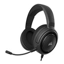 Corsair HS35 - Stereo Gaming Headset - Memory Foam Earcups - Discord Certified - Works with PC, Mac, Xbox Series X, Xbox Series S, Xbox One, PS5, PS4, Nintendo Switch, iOS and Android - Carbon