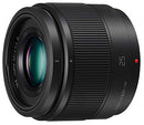 Panasonic LUMIX G Lens, 25mm, F1.7 ASPH, Mirrorless Micro Four Thirds, H-H025K (USA Black)