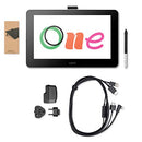 Wacom DTC133W0A One Digital Drawing Tablet with Screen, 13.3 Inch Graphics Display for Art and Animation Beginners