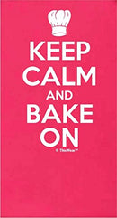 ThisWear Keep Calm and Bake On Funny Apron for Kitchen Baker Baking Two Pocket Apron for Women and Men Heliconia