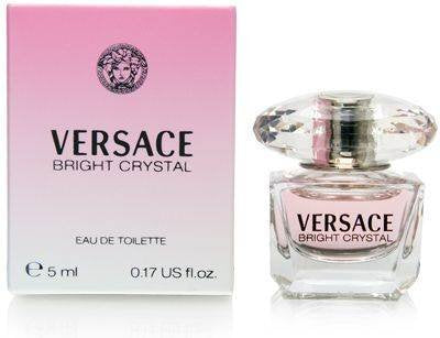 Versace Bright Crystal Mini para mujer, 0.17 fl oz