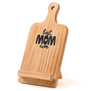 Gifts For Mom Birthday Mother's Day Gifts for Women, Cutting Board Style Wood Recipe Cookbook iPad Tablet Stand Holder