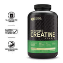 Optimum Nutrition Micronized Creatine Monohydrate Powder, Unflavored, Keto Friendly, 120 Servings (Packaging May Vary)