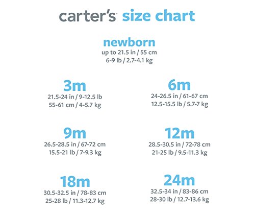 Carter's Baby Conjunto de 9 unidades / niño, 3M-6M-9M