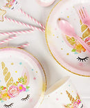 decoraciones de nicornio cumpleaños Decoraciones para las niñas, total 163PCS