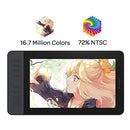 GAOMON PD1161 11.6 Inches Tilt Support Drawing Pen Display with 8192 Levels Pressure Sensitive Battery Free Pen AP50 and 8 Shortcut Keys