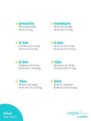 Simple Joys by Carter's Baby Girls' 3-Pack Snap-up Rompers, Blue Swan/White Floral/Gray Dot, 0-3 Months