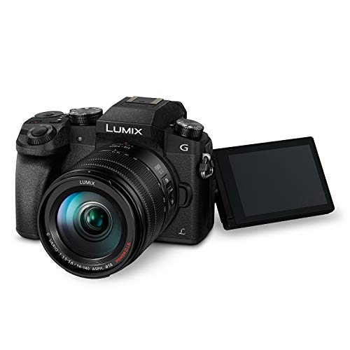 Panasonic Lumix G7 - 4K, 16 Megapixel Mirrorless Digital Camera, with Lumix G VARIO 14-42mm Mega O.I.S. Lens, 3-Inch LCD, (Black)