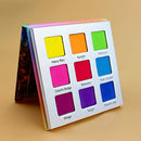 Highly Pigmented Eyeshadow Palette,YMH BEAUTE 9 Colors Bright Eye Makeup Palette Matte Eye Shadow Palettes Long Lasting Waterproof Colorful Cruelty-free Vegan Cosmetics, Rainbow