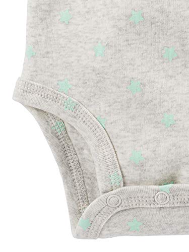 Simple Joys by Carter's Baby 6-Piece Neutral Bodysuits (Short and Long Sleeve) and Pants Set, Gray Lamb, 0-3 Months