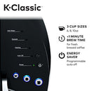Keurig K-Classic Coffee Maker, Single Serve K-Cup Pod Coffee Brewer, 6 to 10 oz. Brew Sizes, Black