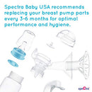 Spectra Baby USA - Handy Manual Portable Breast Pump with Silicone Massager, Supports Enhanced Milk flow, BPA-Free, Great for Travel