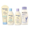 Aveeno Baby - Juego de regalo Daily Bathtime Solutions para nutrir la piel del bebé y la mamá, 4 artículos