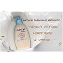 Aveeno Baby - Loción hidratante diaria para pieles delicadas con avena coloidal natural y dimeticona, hipoalergénica, sin fragancias, sin ftalatos ni parabenos, 3 x 18 fl. oz