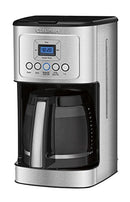 Cafetera, 14 tazas programables con jarra de vidrio, acero inoxidable