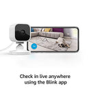 Blink Mini – Compact indoor plug-in smart security camera, 1080 HD video, motion detection, Works with Alexa – 1 camera
