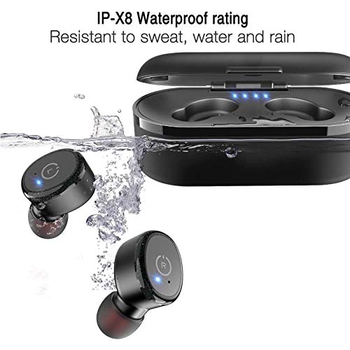 TOZO T10 Bluetooth Wireless Earbuds with Wireless Charging Case IP