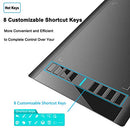 Graphics Drawing Tablet M708 UGEE 10 x 6 inch Large Active Area Drawing Tablet with 8 Hot Keys, 8192 Levels Pen, UGEE M708 Graphic Tablets for Paint, Digital Art Creation Sketch …