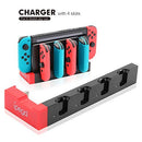 Cargador para 4 conmutadores Joy-Cons con 4 ranuras de carga