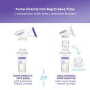 Bolsas de almacenamiento de leche materna Lansinoh, 100 unidades