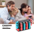 Cargador para 4 conmutadores Joy-Cons con 4 ranuras de carga