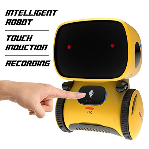 REMOKING Robot Toy, Educational Stem Toys Robotics for Kids,Dance,Sing,Speak Like You,Recorder,Touch and Voice Control, Gifts for Kids