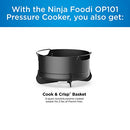 Ninja Foodi 7-in-1 Pressure, Slow Cooker, Air Fryer and More, 5-Quart, Black/Gray
