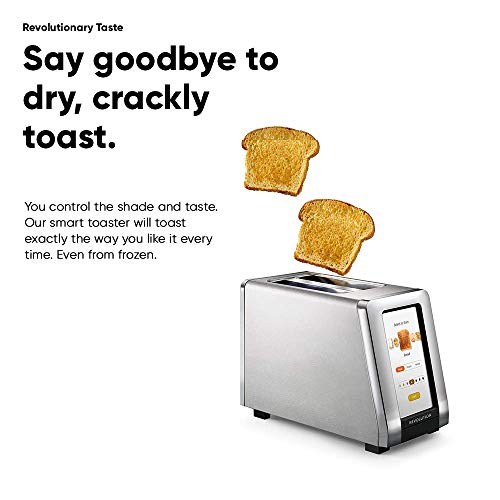 Revolution Cooking R180 High-Speed 2-Slice Stainless Steel Smart Toaster - The Only Toaster with InstaGlo™ Technology