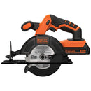 BLACK + DECKER - Sierra circular inalámbrica 20V MAX - 5-1/2 pulgadas (BDCCS20C)