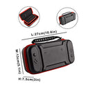 Accessories Kit for Nintendo Switch Games Bundle Wheel Grip Caps Carrying Case Screen Protector Controller