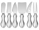 WoneNice Premium 6-Piece Cheese Knives Set - Complete Stainless Steel Cheese Knife Collection, Gifts for Birthday/Parties/Wedding/Bridal Shower/Housewarming and Anniversary