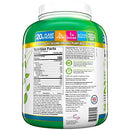 Batido de proteína orgánica + botella mezcladora (sin OMG, sin gluten, apto para veganos), vainilla francesa, 4 libras