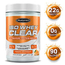 MuscleTech Iso Whey Clear Hydrolyzed Protein Drink Mix Powder, Ultra-Pure Isolate, Light and Refreshing, Keto Friendly, Orange Dreamsicle, 22 Grams Protein, 1.1 Pounds (19 Servings)