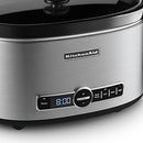 Slow Cooker with Standard Lid - 6-Qt. Stainless Steel