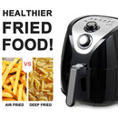 Secura Air Fryer 3.4Qt / 3.2L 1500-Watt Electric Hot XL Air Fryers Oven Oil Free Nonstick Cooker with Additional Accessories, Recipes, BBQ Rack & Skewers for Frying, Roasting, Grilling, Baking