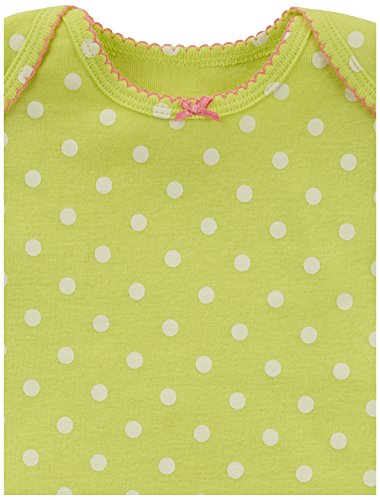 Simple Joys by Carter's Baby Girls 5-Pack Long-Sleeve Bodysuit, Grey/Pink/Lime/Blue, Newborn