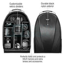 Vivitar Camera Backpack Bag for Sony Canon Fuji Panasonic Nikon DSLR & Mirrorless Digital Camera, Video Camera, Lenses and Photography Accessories - Black Camera Case with Tripod Holder