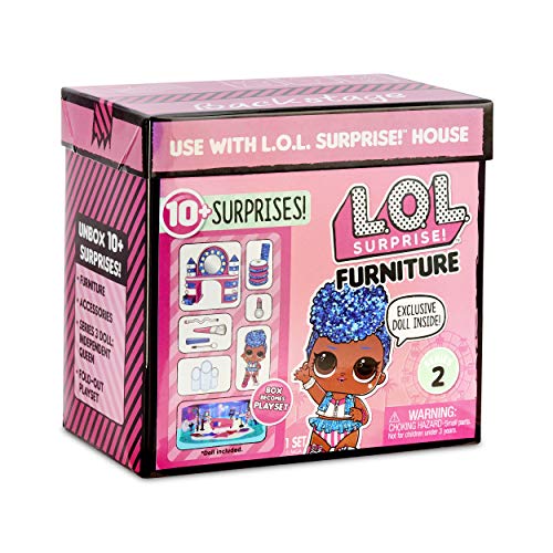 L.O.L. Surprise! Furniture Backstage with Independent Queen & 10+ Surprises