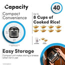 Olla multifuncional de cocción lenta 2-8 tazas
